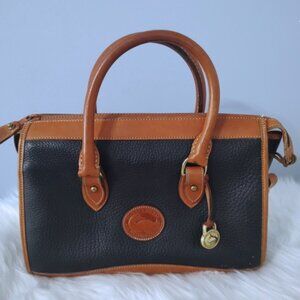 Dooney & Bourke vintage 90s leather satchel EUC